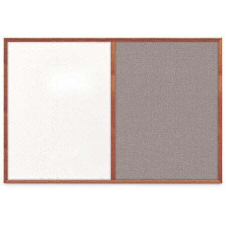 United Visual Products Slim Style Indoor Enclosed Corkboard, 30 UV503SC-WHITE-ULTMAR